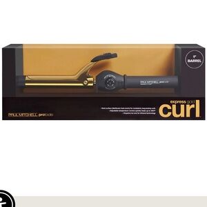 NWT Paul Mitchell Gold and Black Curling Iron
